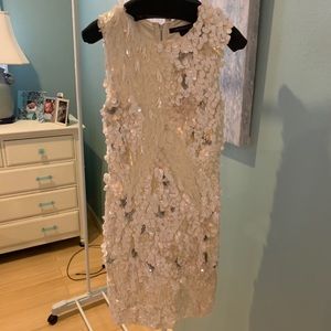 Ivory beaded dress